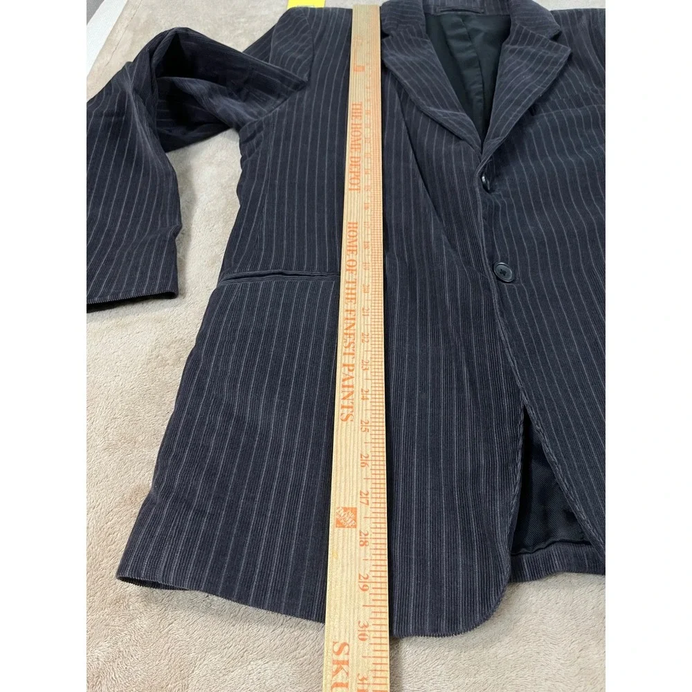 Banana Republic Corduroy Pinstripe Blazer Men's 40 S Gray Sport Coat 519080 EUC